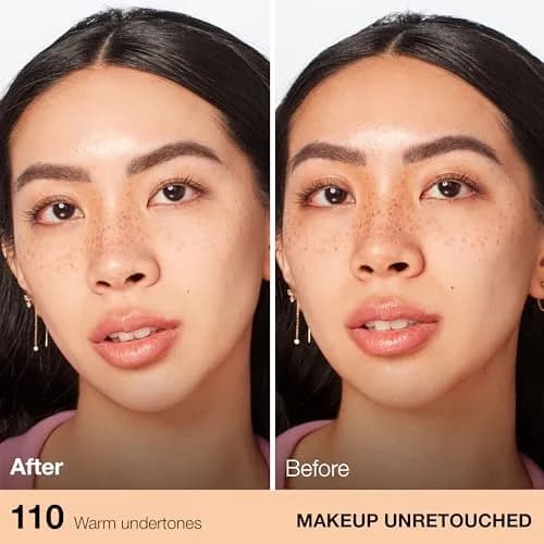 Maybelline Fit Me Dewy + Smooth Foundation, 110 Porcelain, 29.57ml | Hydrating Luminous Finish thumbnail 3