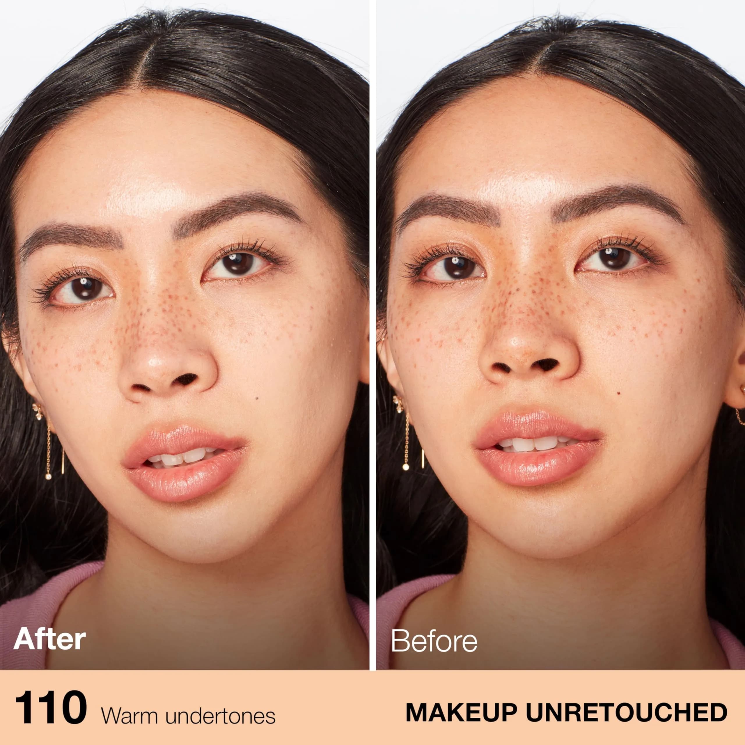 Maybelline Fit Me Dewy + Smooth Foundation, 110 Porcelain, 29.57ml | Hydrating Luminous Finish - view 3