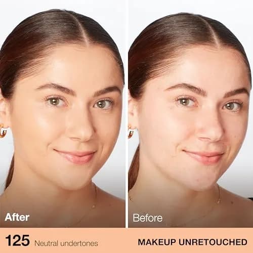Maybelline Fit Me Dewy + Smooth Foundation, 125 Nude Beige, 29.57ml | Hydrating Luminous Finish thumbnail 3