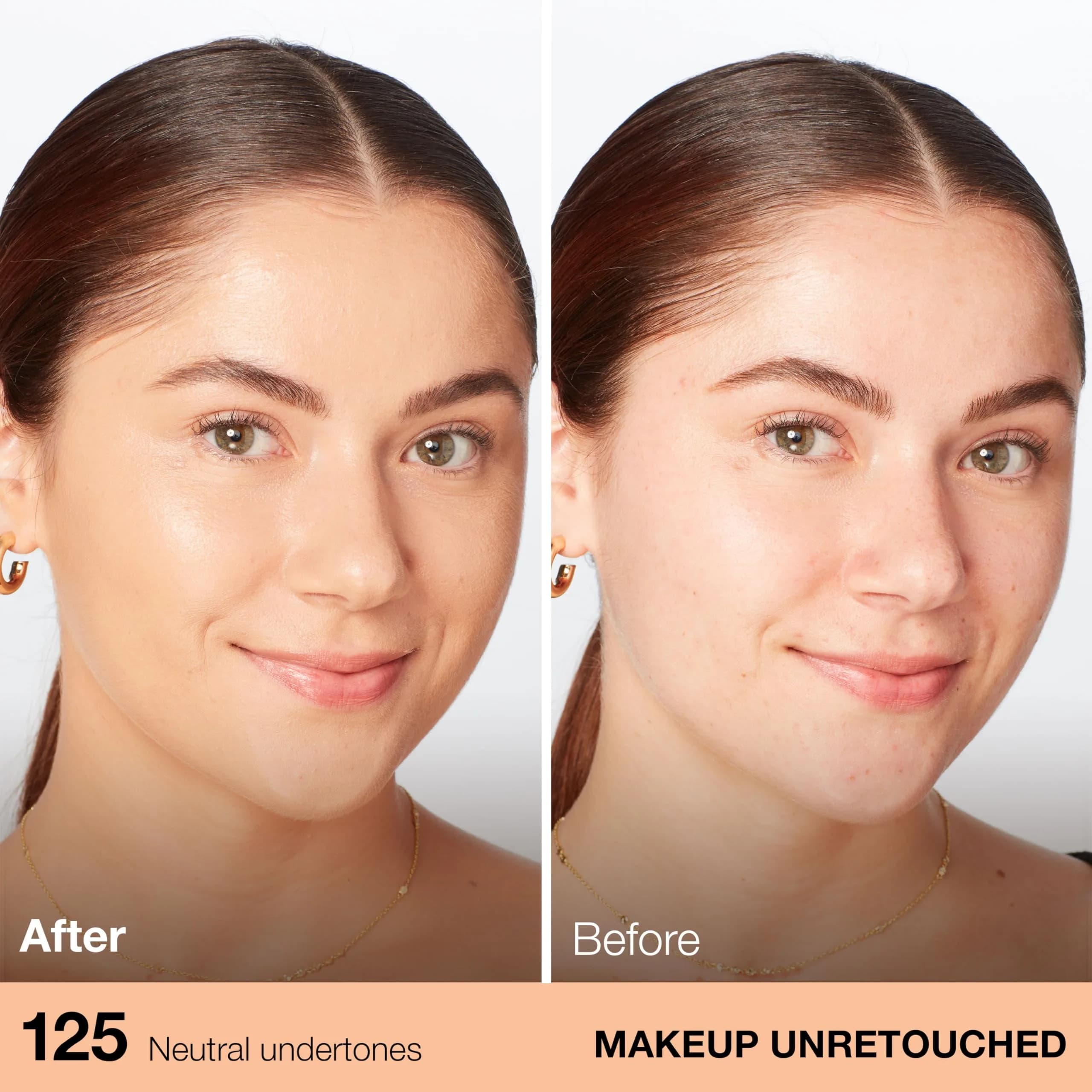 Maybelline Fit Me Dewy + Smooth Foundation, 125 Nude Beige, 29.57ml | Hydrating Luminous Finish - view 3