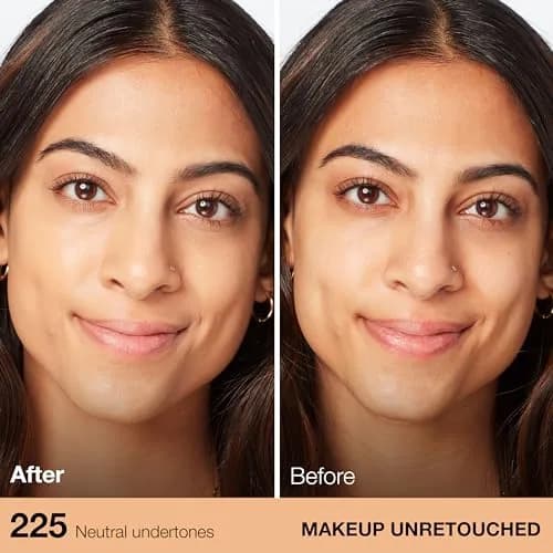 Maybelline Fit Me Dewy + Smooth Foundation 225 Medium Buff | Hydrating Luminous Finish, 29.57ml thumbnail 3