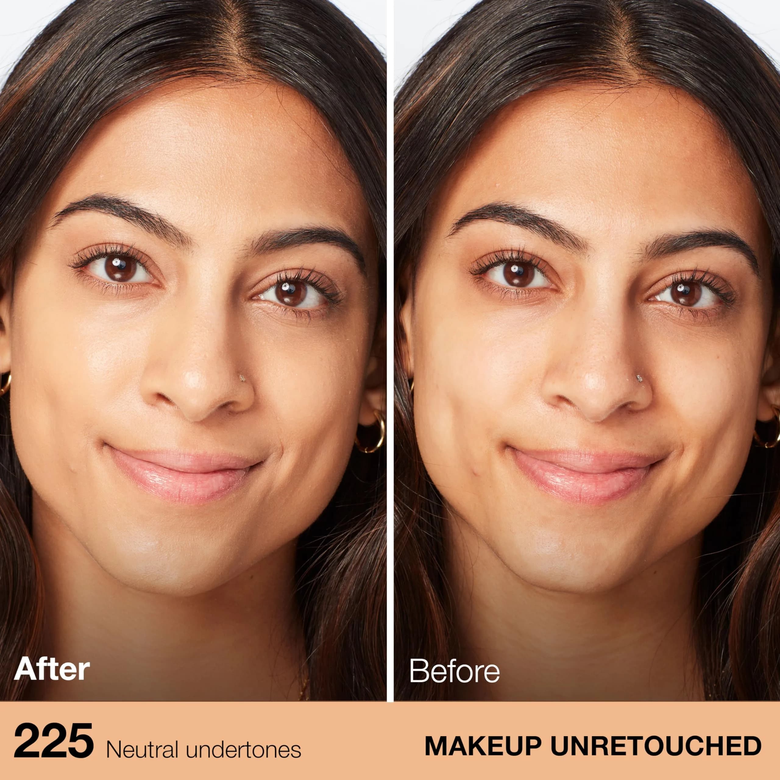 Maybelline Fit Me Dewy + Smooth Foundation 225 Medium Buff | Hydrating Luminous Finish, 29.57ml - view 3