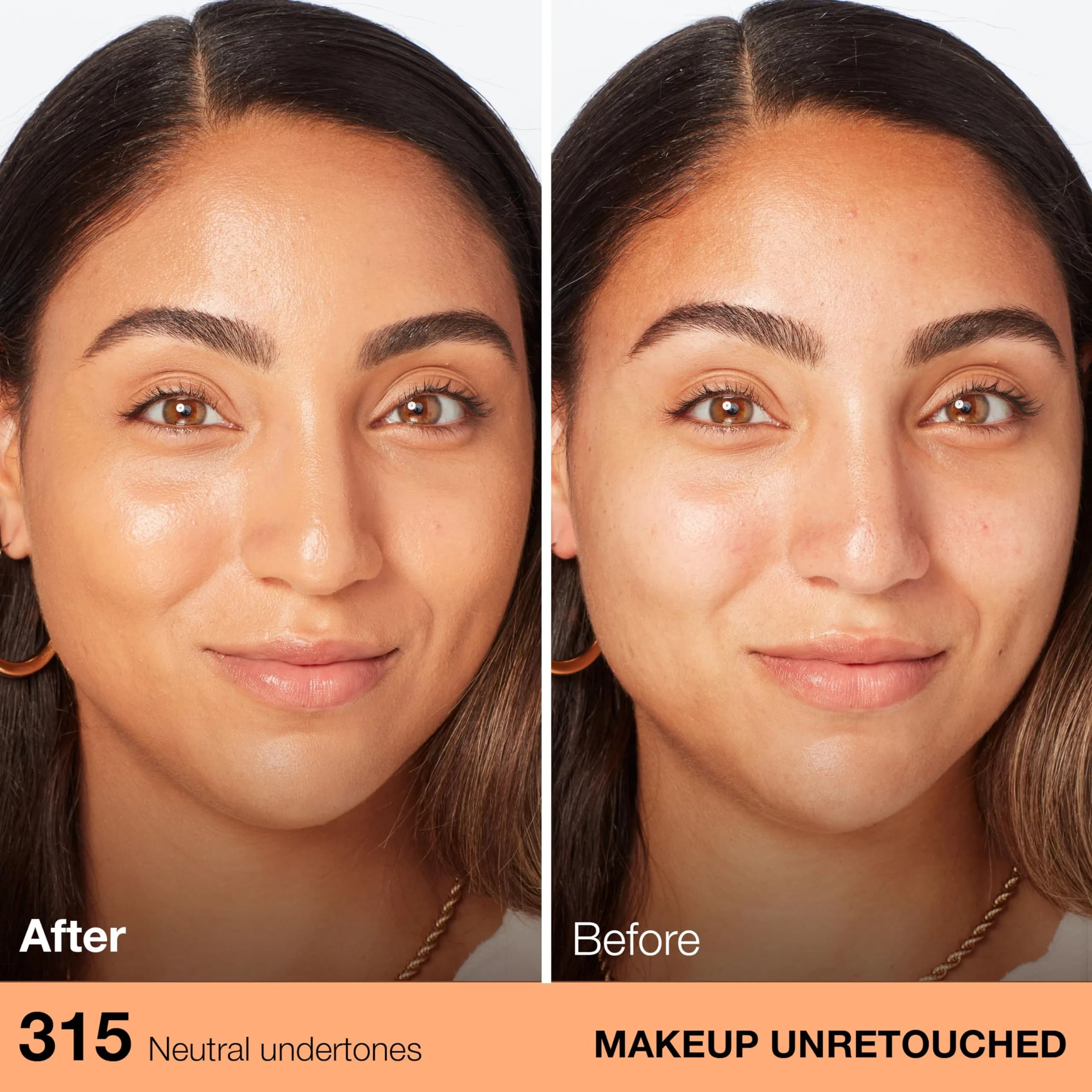 Maybelline Fit Me Dewy + Smooth Foundation, Soft Honey 315, 29.57ml | Hydrating Luminous Finish - view 3