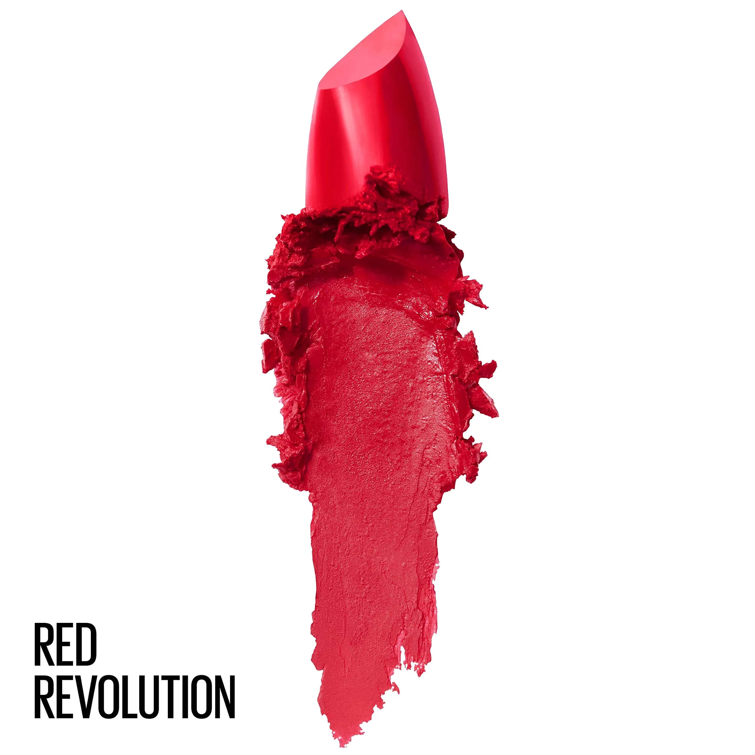 Maybelline Color Sensational Lipstick - Red Revolution, Creamy Hydrating Lip Color, 4g (0.15 Oz) thumbnail 2