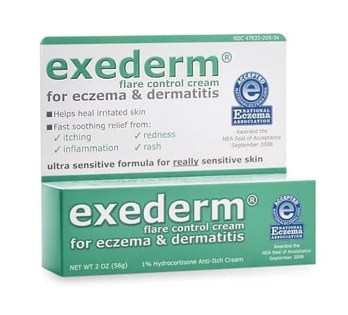 Exederm Flare Control Hydrocortisone Cream for Eczema & Dermatitis 2oz | Fast-Relief for Sensitive Skin thumbnail 1
