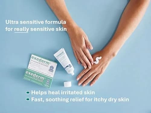 Exederm Flare Control Hydrocortisone Cream for Eczema & Dermatitis 2oz | Fast-Relief for Sensitive Skin thumbnail 4