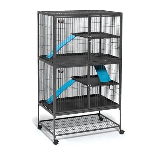 MidWest Homes for Pets Ferret Nation Ramp Cover 18.25L x 5.5W - Inches | Protects Small Animal Feet, Machine Washable, Purple/Teal thumbnail 3