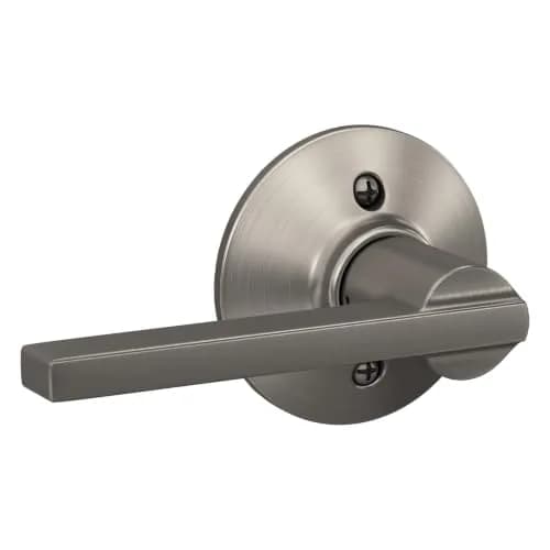 SCHLAGE Latitude Dummy Door Handle, Satin Nickel (Zinc) | Reversible, Decorative Pull thumbnail 1