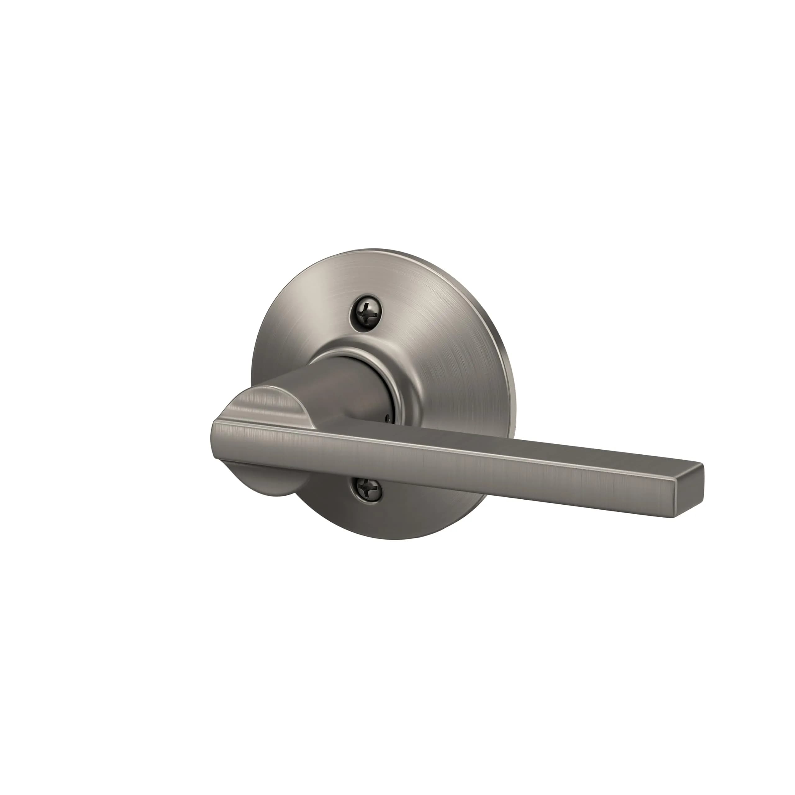 SCHLAGE Latitude Dummy Door Handle, Satin Nickel (Zinc) | Reversible, Decorative Pull - view 3