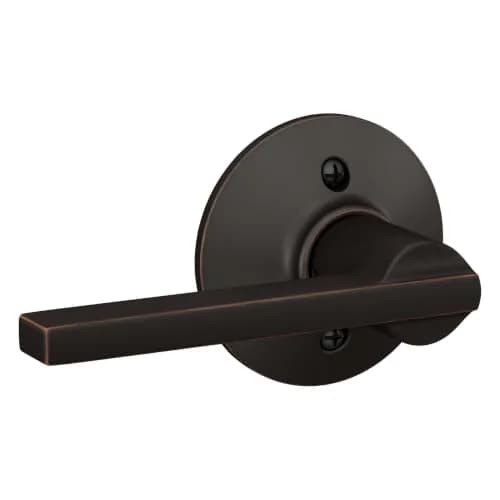 SCHLAGE Latitude Dummy Door Handle, Aged Bronze | Decorative Pull for Doors Without Latches thumbnail 1
