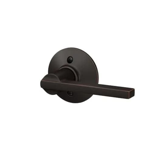 SCHLAGE Latitude Dummy Door Handle, Aged Bronze | Decorative Pull for Doors Without Latches thumbnail 3