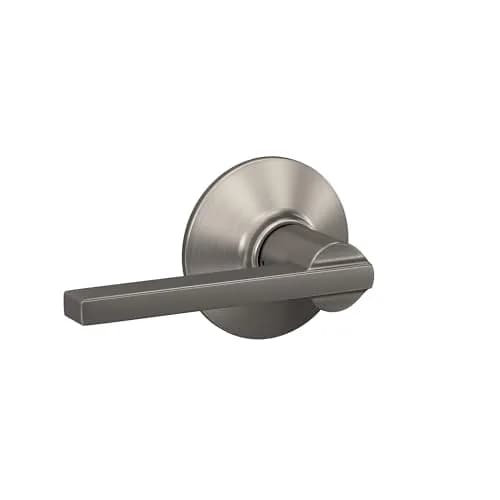 SCHLAGE Latitude Hall/Closet Passage Door Handle Lever, Satin Nickel, 2.5 inches (6.35 cm) Length | Grade 2 BHMA Certified thumbnail 2