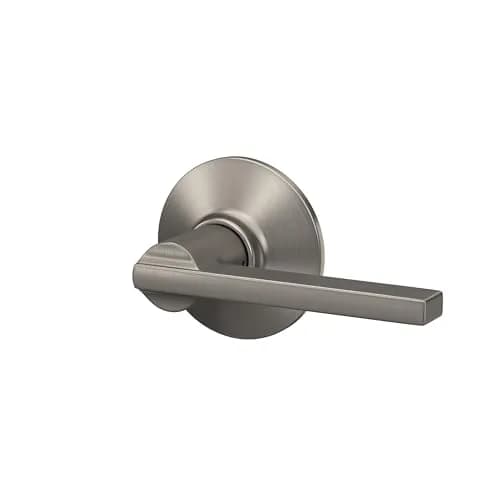 SCHLAGE Latitude Hall/Closet Passage Door Handle Lever, Satin Nickel, 2.5 inches (6.35 cm) Length | Grade 2 BHMA Certified thumbnail 3