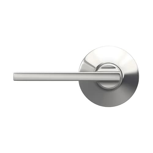 SCHLAGE Latitude Hall/Closet Passage Door Handle, Reversible, Bright Chrome (1-Pack) thumbnail 6
