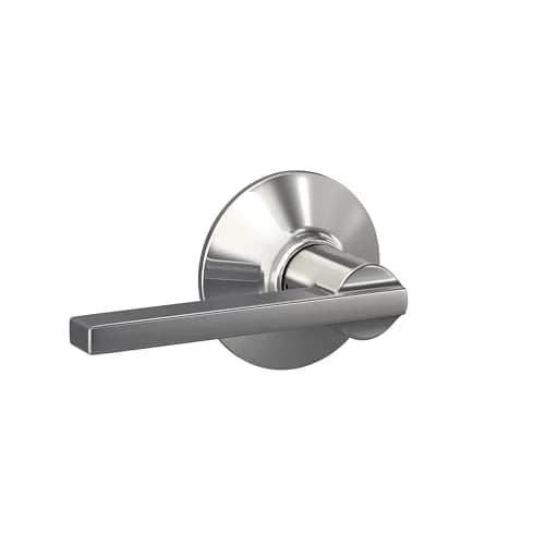 SCHLAGE Latitude Hall/Closet Passage Door Handle, Reversible, Bright Chrome (1-Pack) thumbnail 2