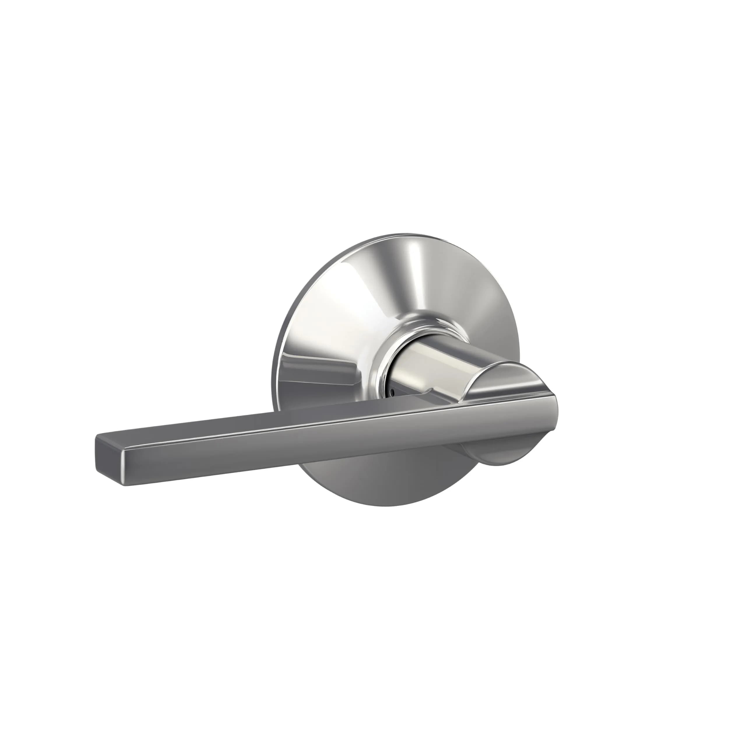 SCHLAGE Latitude Hall/Closet Passage Door Handle, Reversible, Bright Chrome (1-Pack) - view 2