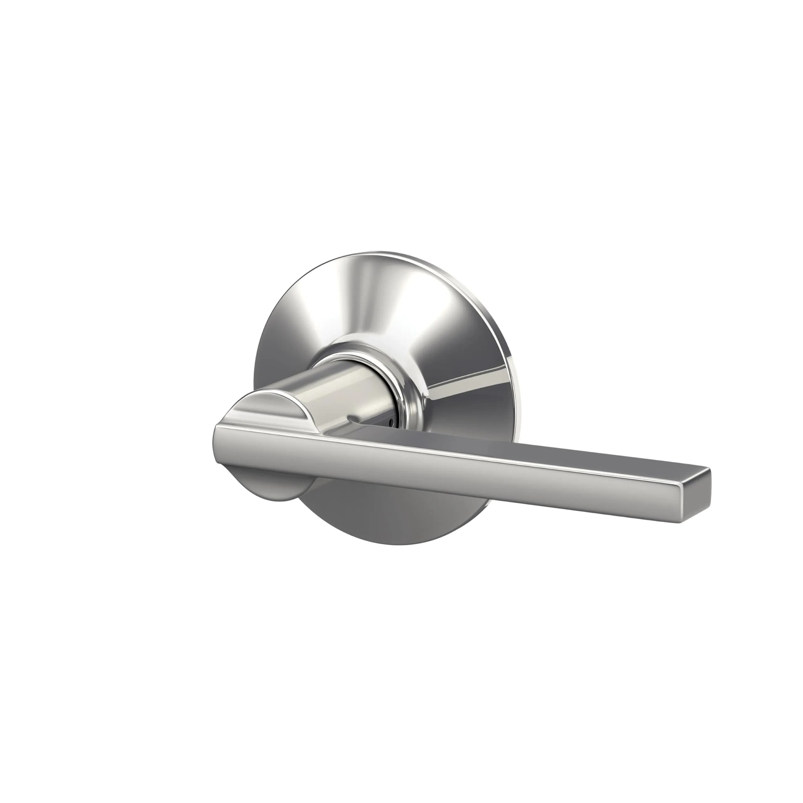 SCHLAGE Latitude Hall/Closet Passage Door Handle, Reversible, Bright Chrome (1-Pack) - view 3