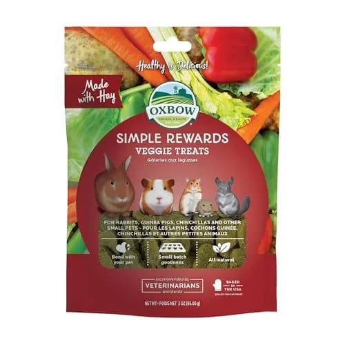 Oxbow Simple Rewards Veggie Treats for Small Animals 3 oz (85 g) | Wholesome Oven-Baked Goodness thumbnail 1