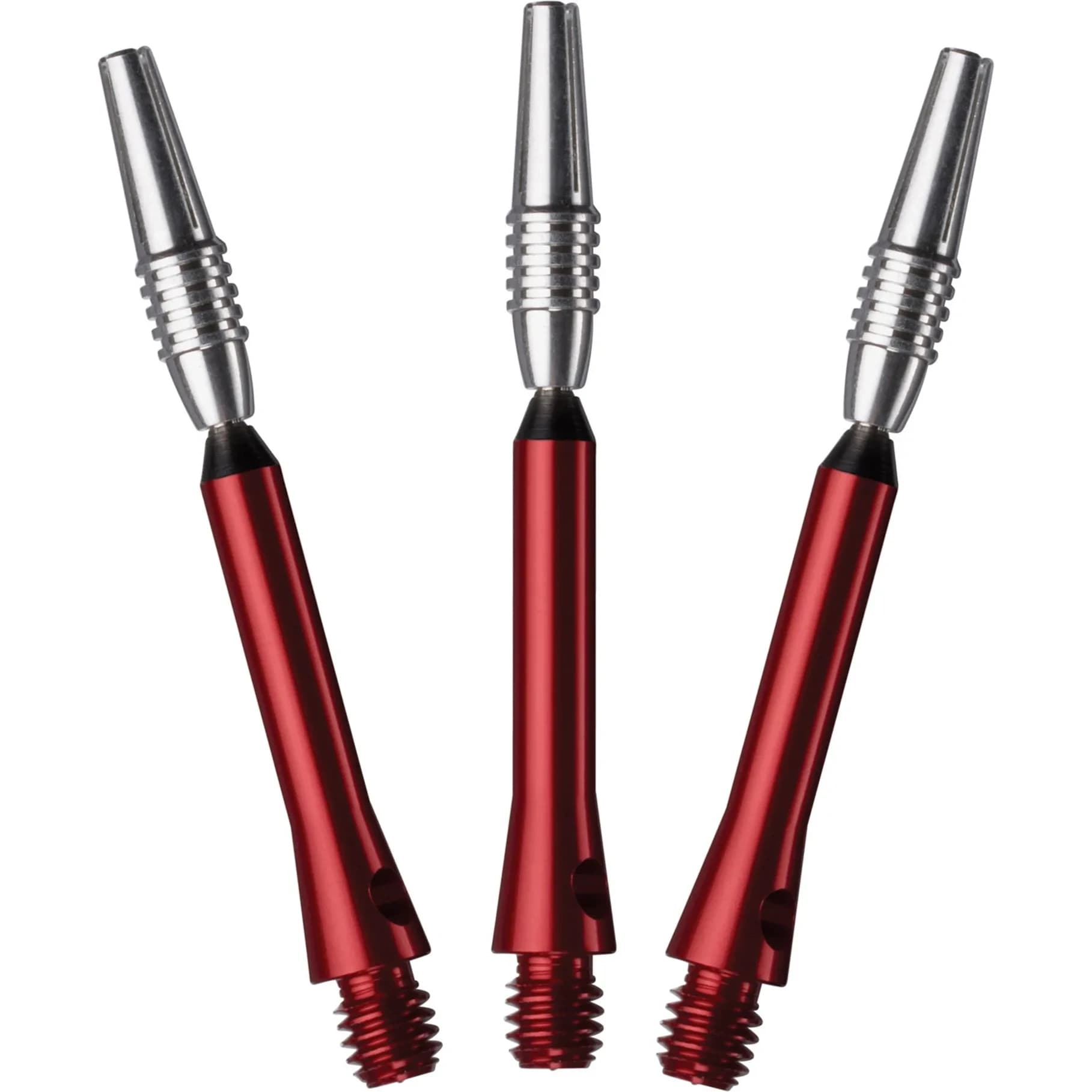 Viper Spinster Aluminum Dart Shafts: Short (SH), Blue, 3 Pack | Rotating Flights Reduce Deflection — Medium Red