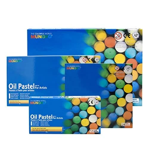 MUNGYO Gallery Oil Pastels Cardboard Box Set of 12 Assorted Colors | Vibrant, Easy-to-Blend Art Supplies for Students thumbnail 5
