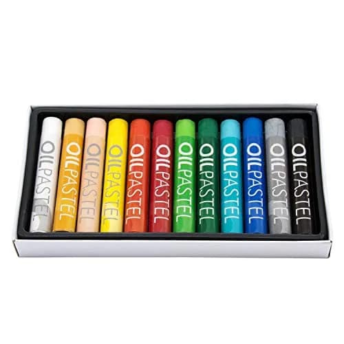 MUNGYO Gallery Oil Pastels Cardboard Box Set of 12 Assorted Colors | Vibrant, Easy-to-Blend Art Supplies for Students thumbnail 6