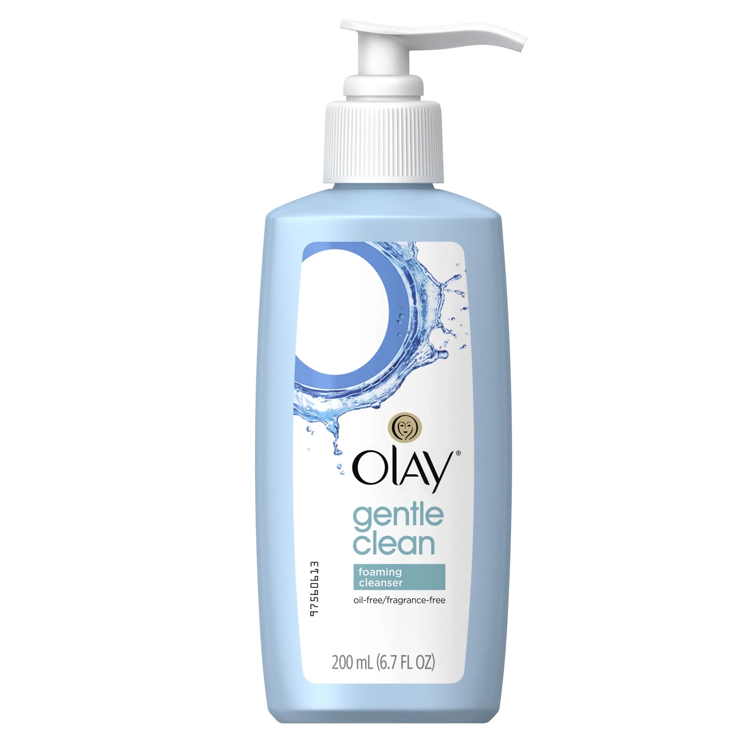 Olay Facial Cleanser Sensitive Skin 6.7 Oz | Gentle, Unscented & Suitable for Sensitive Skin — No Color