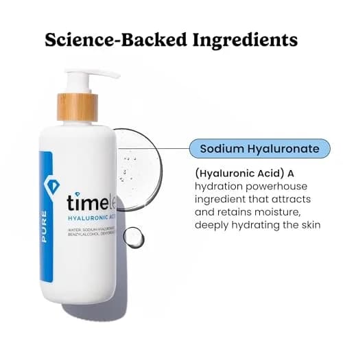 Timeless Skin Care Hyaluronic Acid Serum 8 fl oz | Hydrating & Pure for All Skin Types thumbnail 2