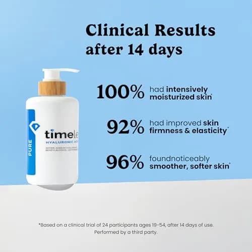 Timeless Skin Care Hyaluronic Acid Serum 8 fl oz | Hydrating & Pure for All Skin Types thumbnail 3
