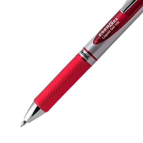 Pentel EnerGel Deluxe RTX Retractable Liquid Gel Pen, Red Ink, 0.7mm Medium Tip, 2 Pack | Smooth Ink Flow thumbnail 4