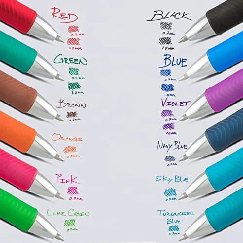 Pentel EnerGel Deluxe RTX Retractable Liquid Gel Pen, Red Ink, 0.7mm Medium Tip, 2 Pack | Smooth Ink Flow thumbnail 6