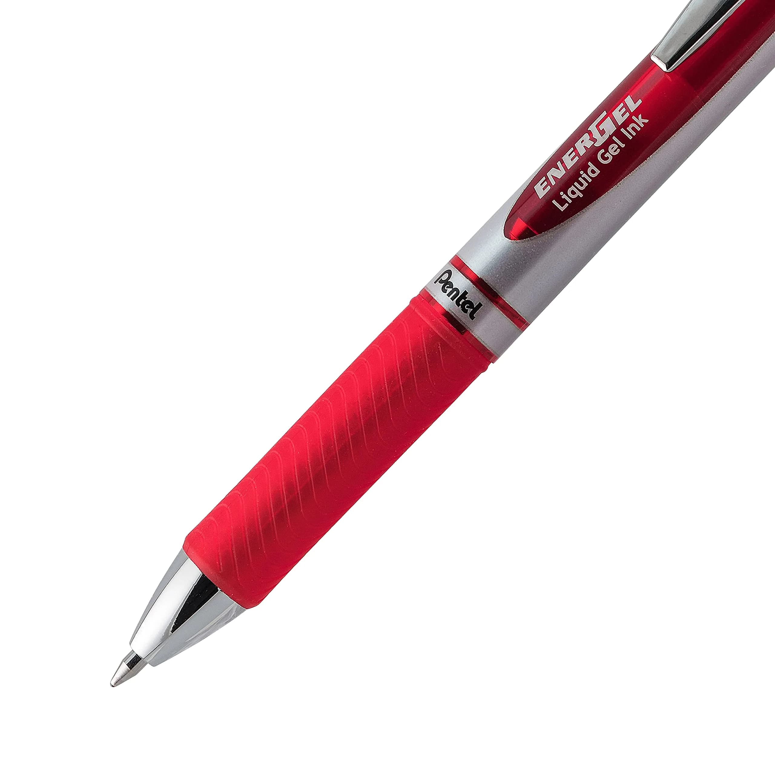 Pentel EnerGel Deluxe RTX Retractable Liquid Gel Pen, Red Ink, 0.7mm Medium Tip, 2 Pack | Smooth Ink Flow - view 3