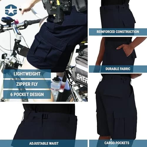 Propper Men's BDU Shorts Ripstop Fabric Cargo Shorts 10" Inseam Dark Navy XX-Large | Tactical Field Operations thumbnail 5