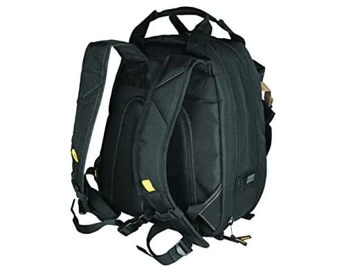 Custom Leathercraft 1134 Carpenter's Tool Backpack, 44 Pockets, Padded Back Support, Black thumbnail 8