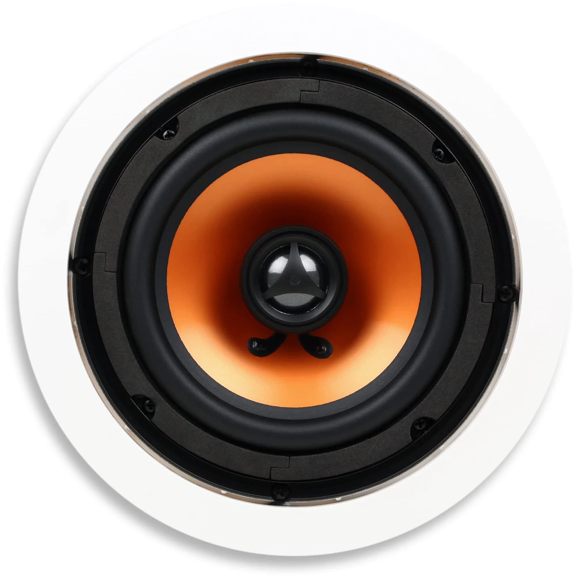 Micca M-6C 6.5-Inch 2-Way In-Ceiling Speaker, Round, White | 16.5cm Woofer, 2.5cm Aimable Silk Tweeter - main product image