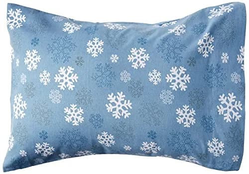 Pointehaven Heavy Weight Flannel Sheet Set Queen Snow Flakes | Warm & Cozy 100% Cotton (70-120 chars) thumbnail 4