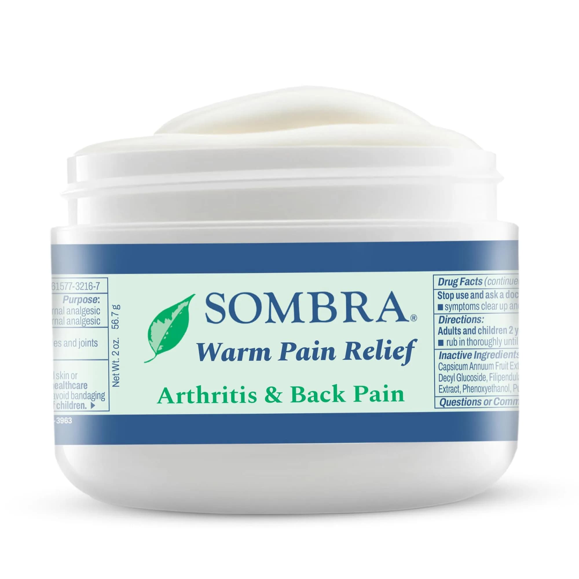 Sombra Warm Pain Relief Gel Roll-On 2 Ounce (Pack of 1) | Targeted Muscle & Arthritis Pain - main product image