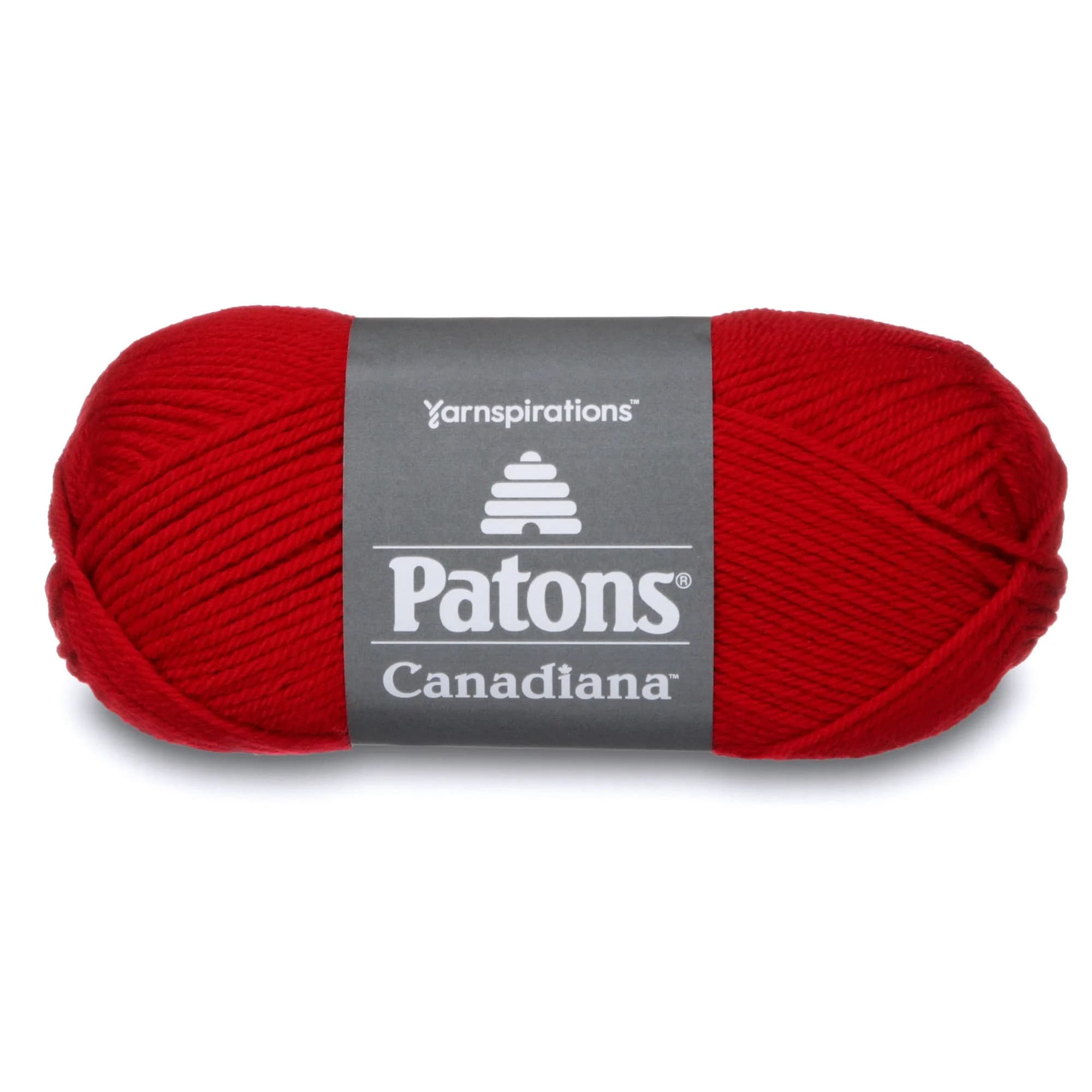 Patons Canadiana Aran Yarn - 100% Acrylic Worsted Weight, 100g (3.5oz) | Soft & Versatile for Crafts — Cardinal