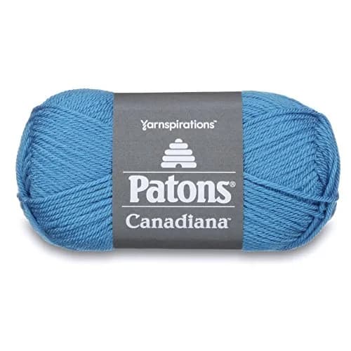 Patons Canadiana Yarn Solids Clearwater Blue 100g (3.5oz) | Premium Acrylic for Knitting & Crochet thumbnail 1