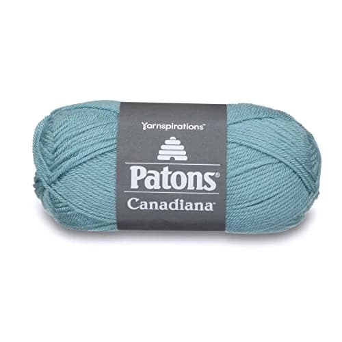 Patons Canadiana Yarn Solids Pale Teal 100g (3.5oz) | Worsted Weight Acrylic for Knitting & Crochet thumbnail 1