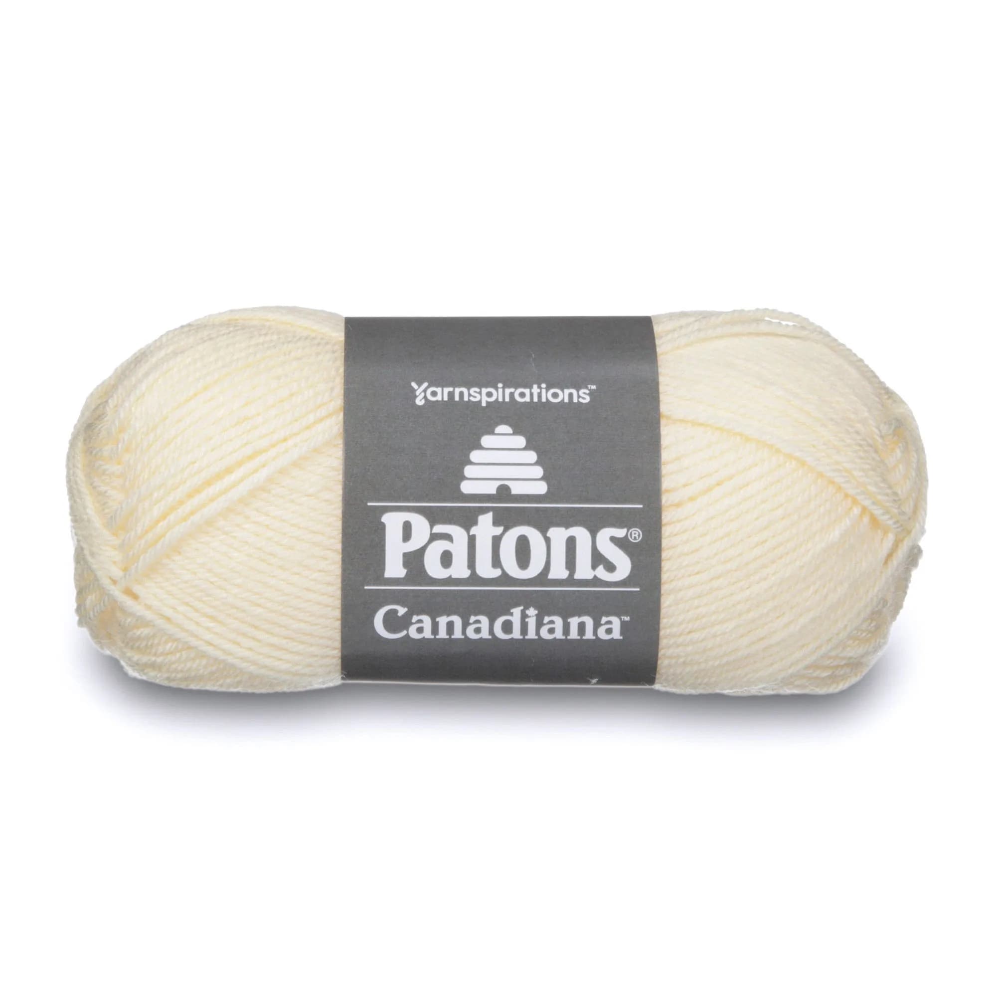 Patons Canadiana Aran Yarn - 100% Acrylic Worsted Weight, 100g (3.5oz) | Soft & Versatile for Crafts — Aran