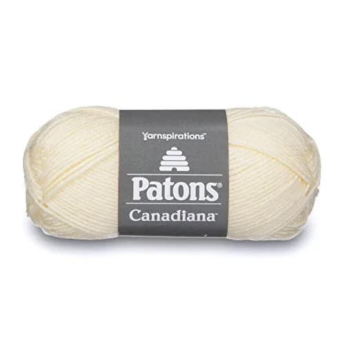 Patons Canadiana Aran Yarn - 100% Acrylic Worsted Weight, 100g (3.5oz) | Soft & Versatile for Crafts thumbnail 1