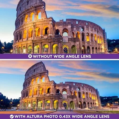 Altura Photo 58mm Wide Angle Lens with Macro | 0.43x Optical Zoom thumbnail 6
