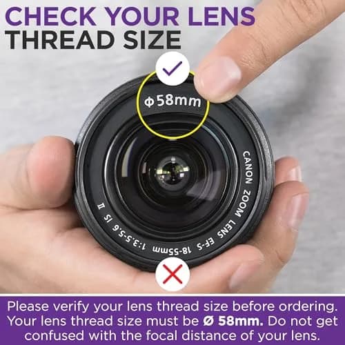 Altura Photo 58mm Wide Angle Lens with Macro | 0.43x Optical Zoom thumbnail 3