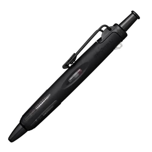 Tombow Airpress Ballpoint Pen 0.7mm Fine Point, Full Black | Writes Upside Down & Wet Paper thumbnail 1