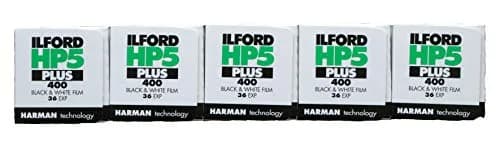Ilford HP5+ 35mm Film 5 Rolls | Black & White, 400 ASA, 36 Exposures thumbnail 1