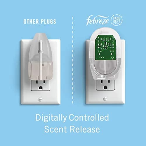 Febreze Fade Defy Plug Air Freshener Refills Gain Original Scent 52ml (1.75 Fl Oz) | Lasts 50 Days on Low thumbnail 4