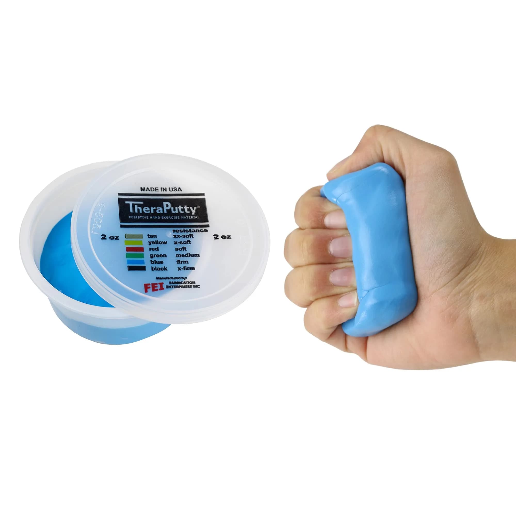 CanDo TheraPutty Firm Yellow 2 oz (57 g) | Hand Therapy & Rehabilitation Putty - main product image
