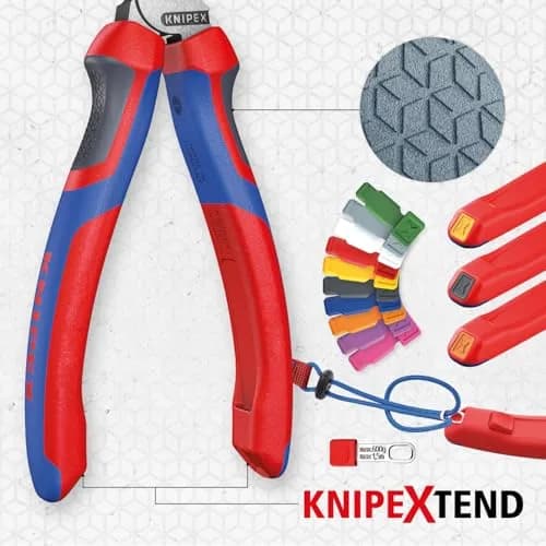 KNIPEX 74 02 180 Comfort Grip High Leverage Diagonal Cutters | Precision Wire Cutting (110 characters) thumbnail 7