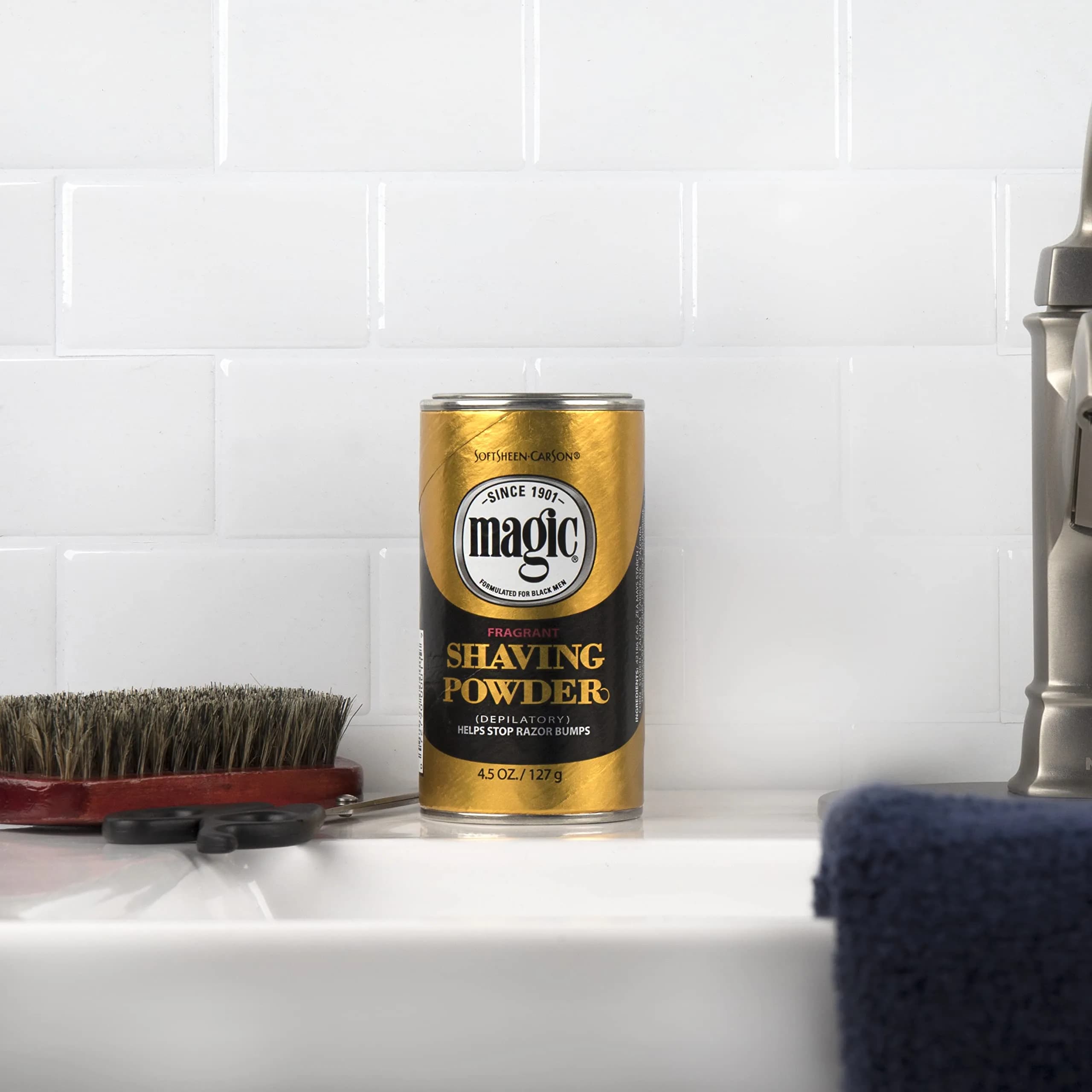 SoftSheen-Carson Magic Razorless Shaving Powder 127 g (4.5 oz) | Stops Razor Bumps Since 1901 - view 5
