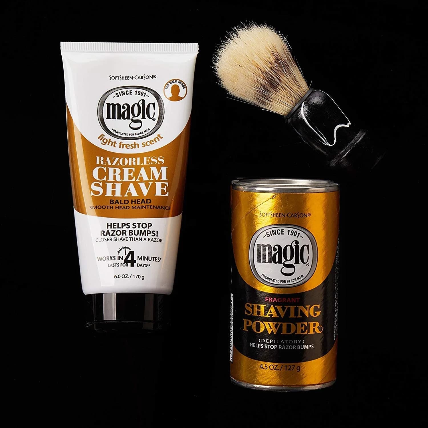 SoftSheen-Carson Magic Razorless Shaving Powder 127 g (4.5 oz) | Stops Razor Bumps Since 1901 - view 6